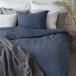 Bäddset 2-Dels Washed Marinblå