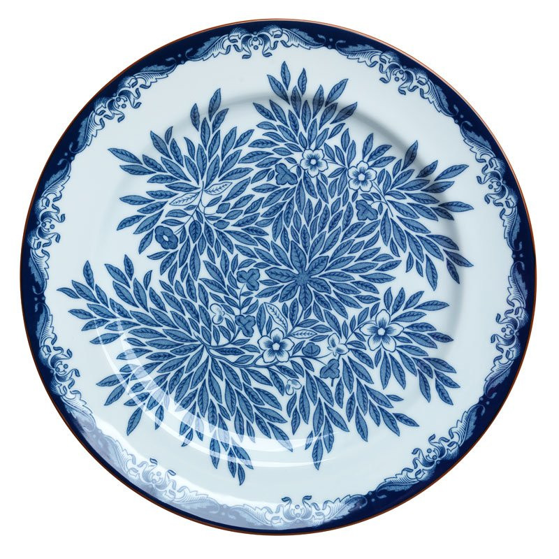 Ostindia Floris Tallrik 27 cm blå