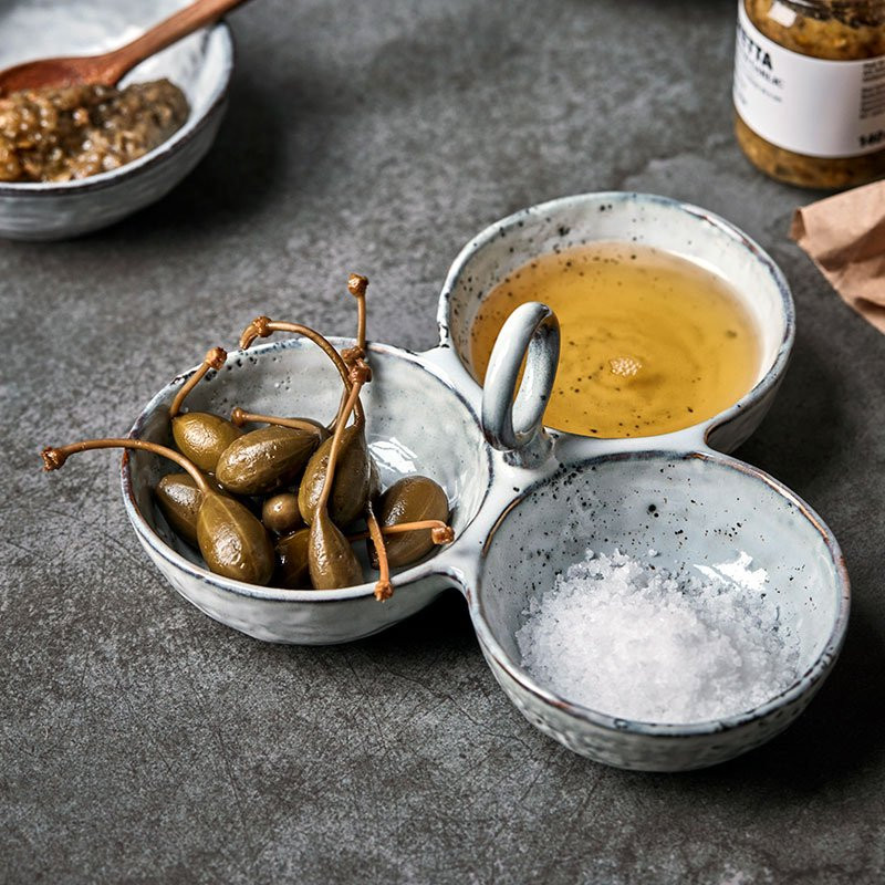 Serveringsskål Rustic Grå/Blå