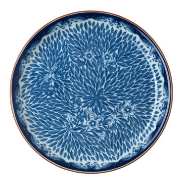 Ostindia Floris Tallrik 20 cm blå
