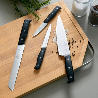 Knivset Austral 4 delar Stål/Svart