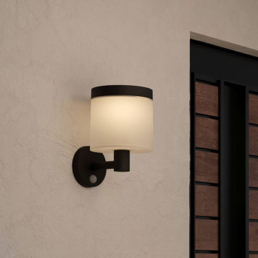 Solcellsvägglampa LED Pantet med Sensor