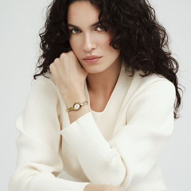 Klocka Belle Oval Petite Gold